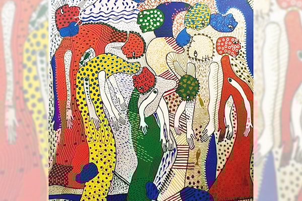 وليد عوني ـــ «فنتازيا سريالية» (زيت على قماش، 2024)