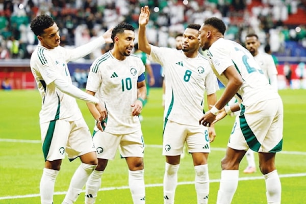 تأهل المنتخب السعودي إلى نصف نهائي كأس العرب لكرة القدم بعد فوزه على منتخب فلسطين  (ويب)