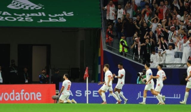 فازَ المنتخب الأردني على نظيره المنتخب العراقي 1-0.