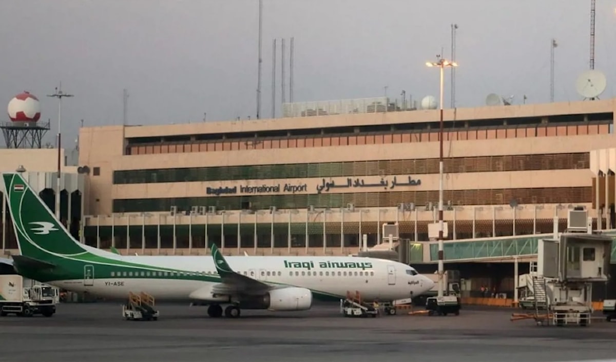استقبل مطار بغداد أول طائرة تجارية أوروبية منذ 35 عاماً (من الويب)