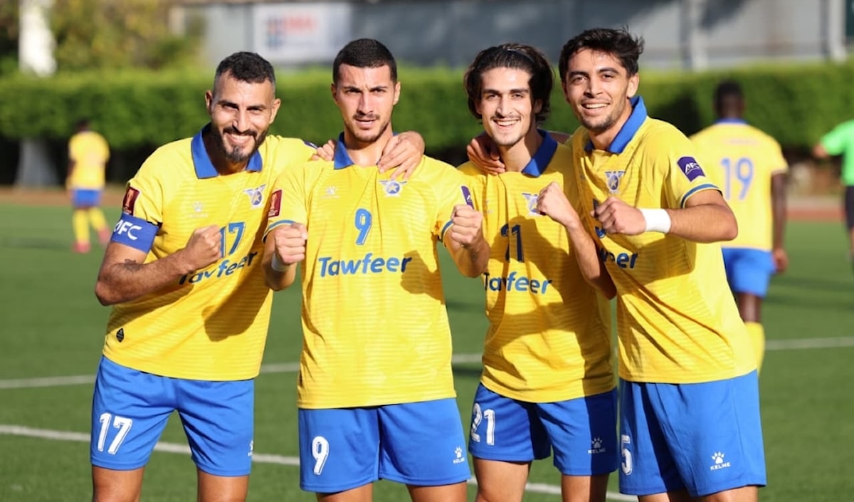 ترجم الصفاء سيطرته المطلقة أمام الراسينغ إلى ستة أهداف (طلال سلمان)