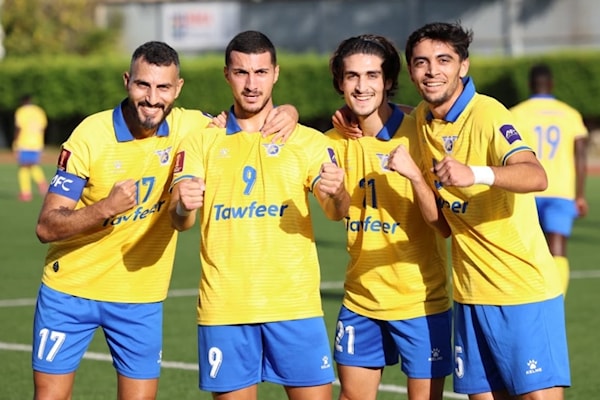 ترجم الصفاء سيطرته المطلقة أمام الراسينغ إلى ستة أهداف (طلال سلمان)