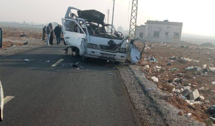 شهيدان في غارة إسرائيلية على سيارة «فان» في الهرمل (من الويب)