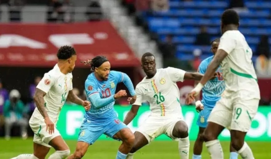 تعادلَ منتخب السنغال مع نظيره منتخب الكونغو الديمقراطية 1-1.