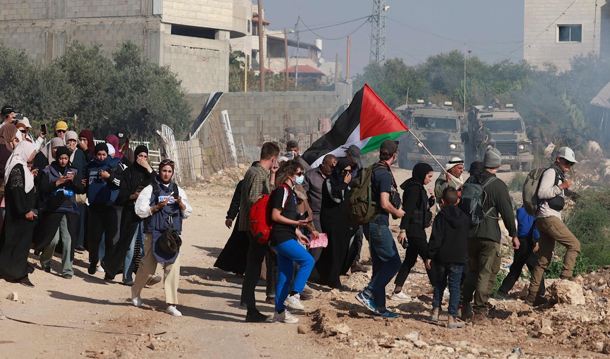 في أثناء شهر تشرين الثاني فقط، استولت سلطات الاحتلال على نحو 2800 دونم عبر أوامر عسكرية (أ ف ب)