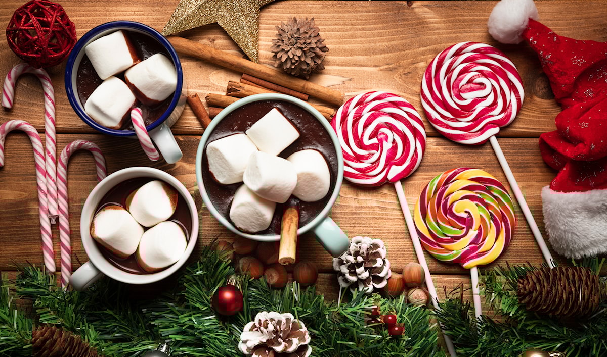 معظم الأشخاص يكتسبون ما بين 0.4 و0.9 كيلوغرام خلال عطلة عيد الميلاد.