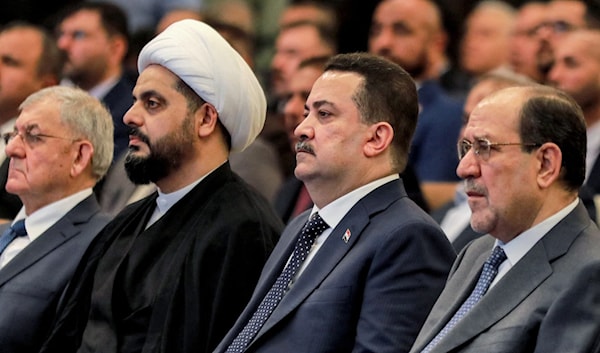 المالكي يقدّم نفسه كخيار رئيسي لرئاسة الحكومة في مواجهة السوداني (أ ف ب)