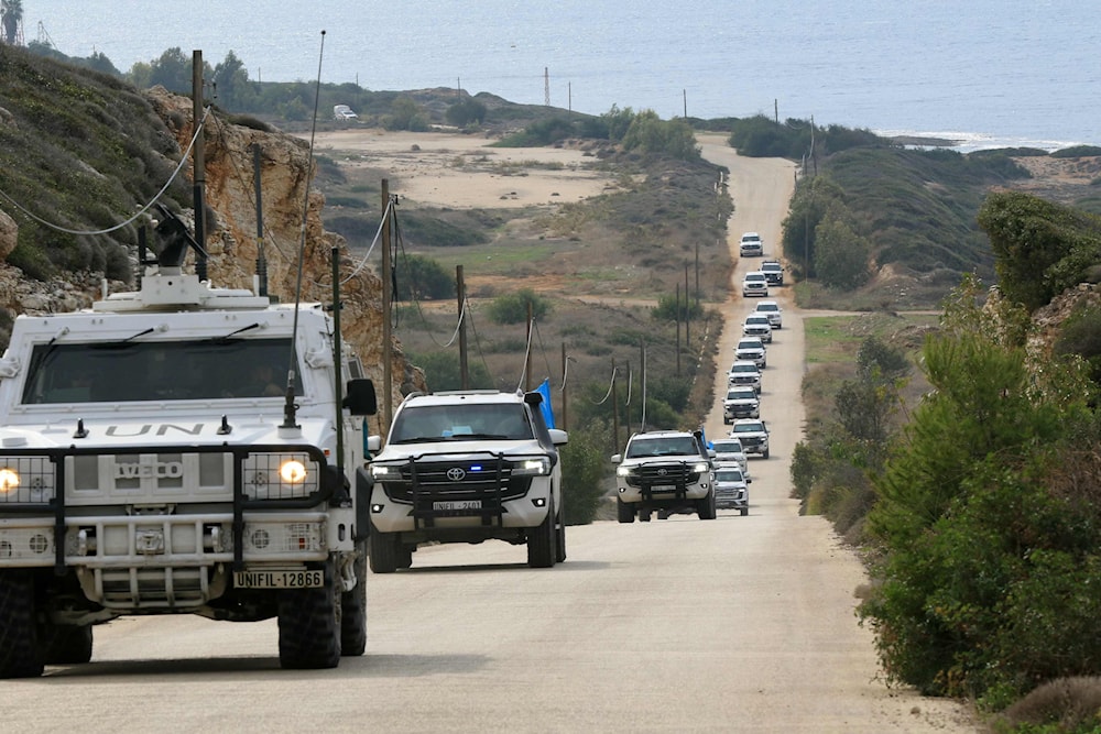زيارة وفد مجلس الأمن الدولي إلى الحدود اللبنانية مع فلسطين المحتلة (أ ف ب)