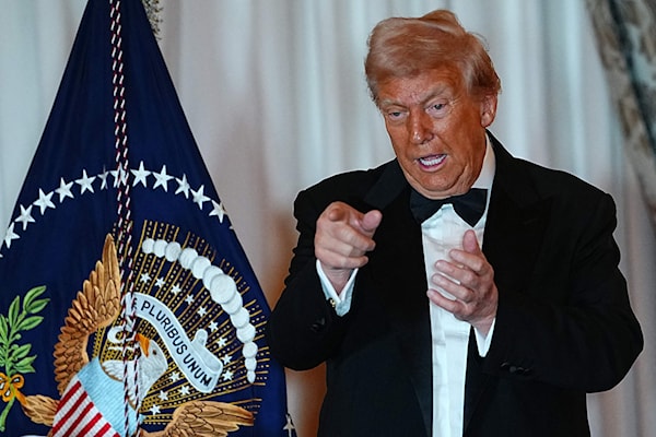 أظهرت الوثيقة رغبة إدارة ترامب في تجنّب القيام بدور عسكري كبير أو مباشر في الشرق الأوسط (أ ف ب)