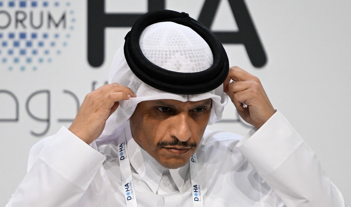 آل ثاني: دور قطر يتركز على خفض التصعيد وتحقيق السلام في المنطقة (أ ف ب)