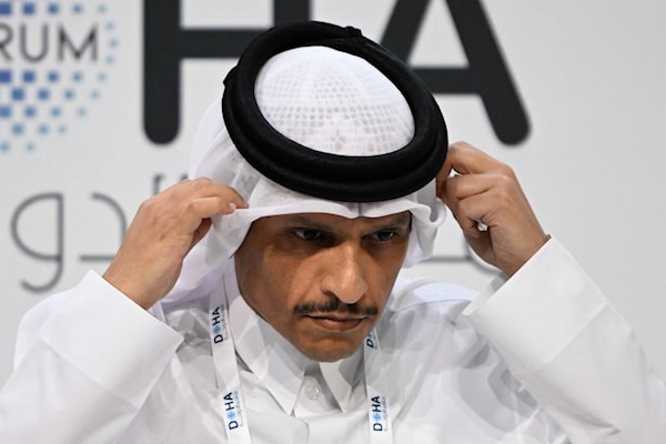 آل ثاني: دور قطر يتركز على خفض التصعيد وتحقيق السلام في المنطقة (أ ف ب)