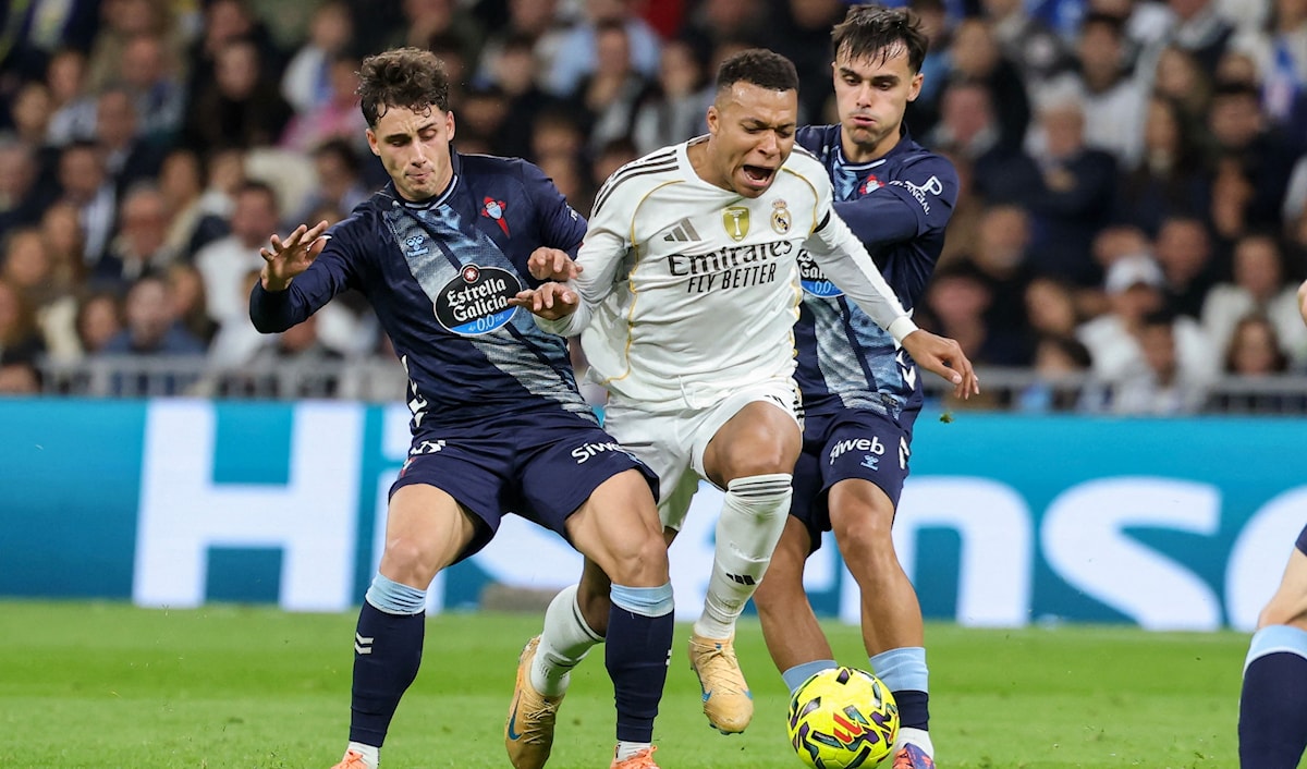 فازَ سلتا فيغو على مضيفه ريال مدريد 2-0.
