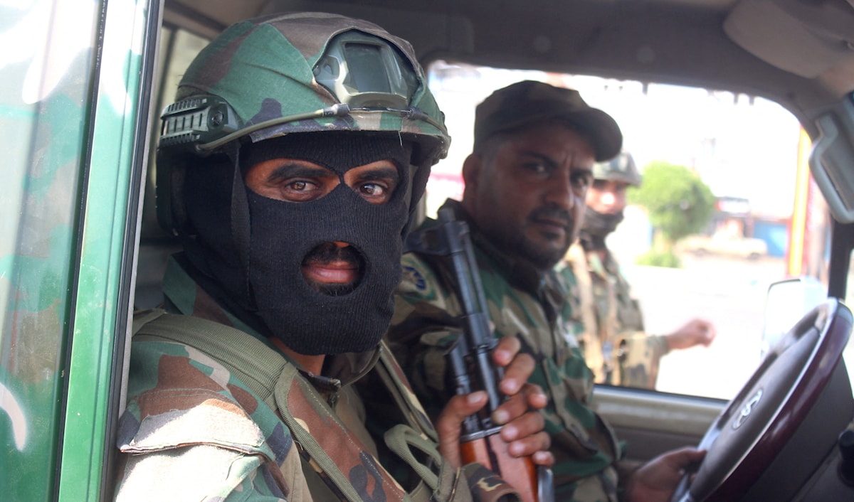 قوات "الانتقالي" في عدن (أ ف ب)