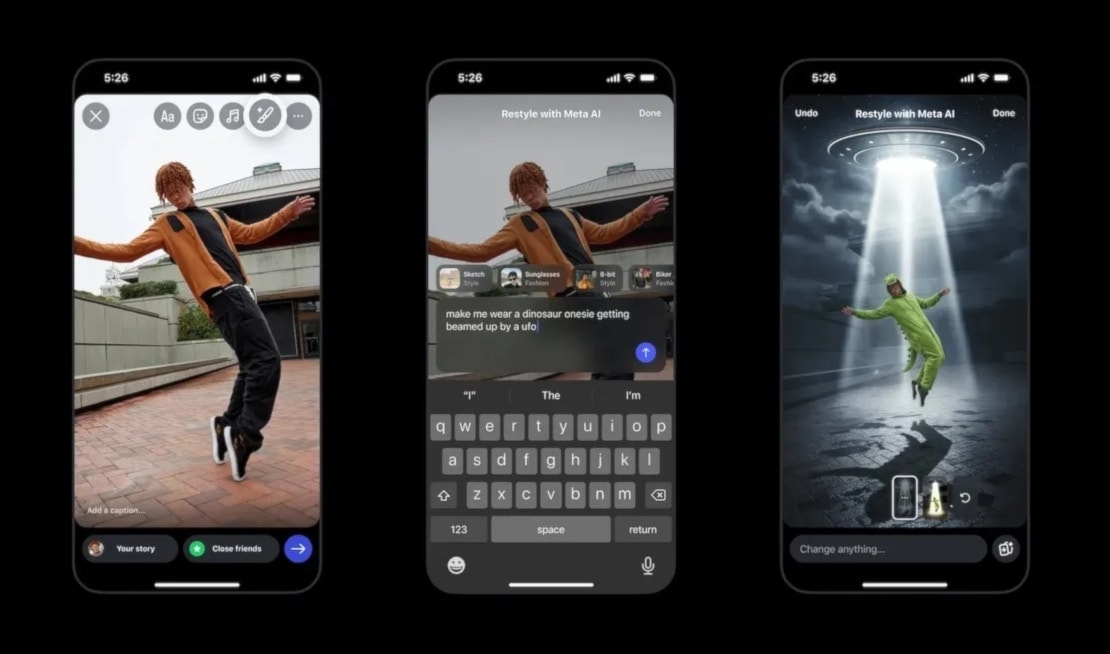 تتضمن الميزة تأثيرات ديناميكية متعلقة بالفيديو.