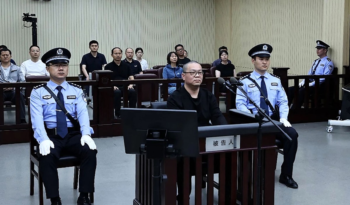أُعدم باي صباح اليوم في تيانجين بعدما ودّع أقاربه من دون تحديد طريقة إعدامه. (أ ف ب)