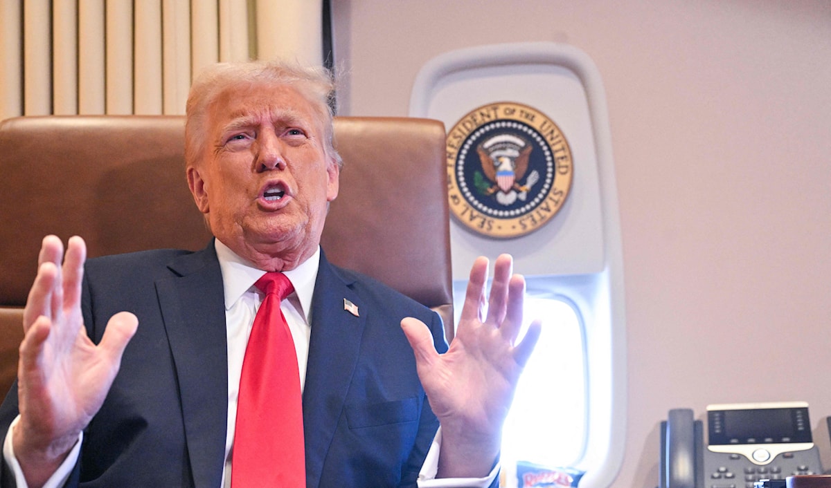 «حماس» لترامب: «التعامل مع القضية الفلسطينية بعقلية تاجر العقارات وصفة فشل» (أ ف ب)