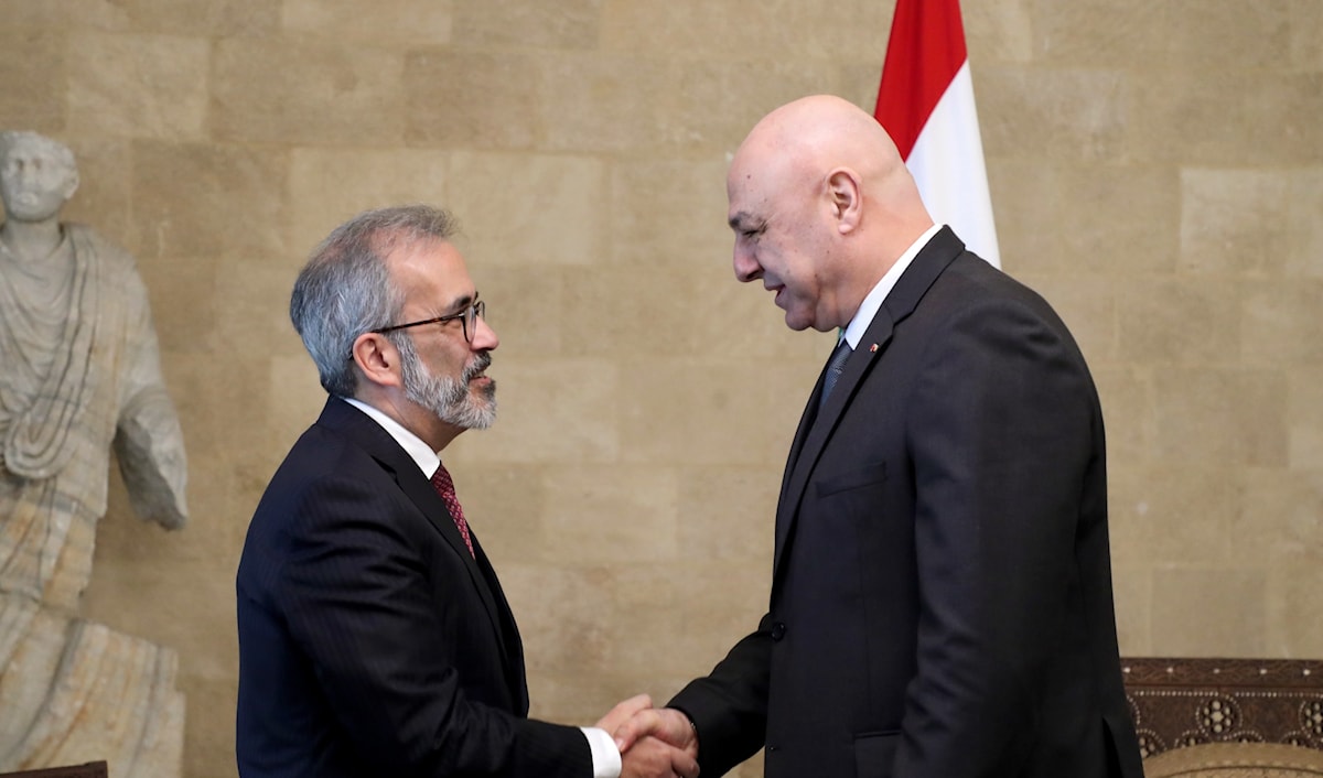 رئيس الجمهورية اللبنانية ووزير خارجية البرتغال (موقع رئاسة الجمهورية اللبنانية على «أكس»)