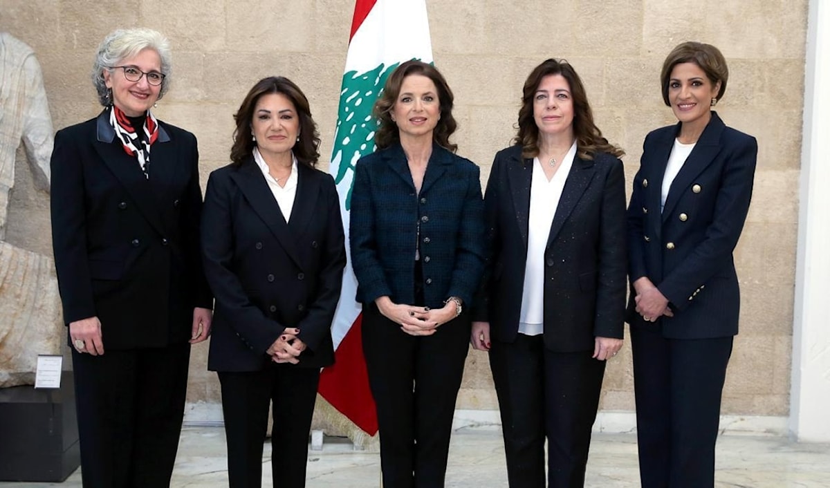 الوزيرات الخمس في حكومة الرئيس نواف سلام