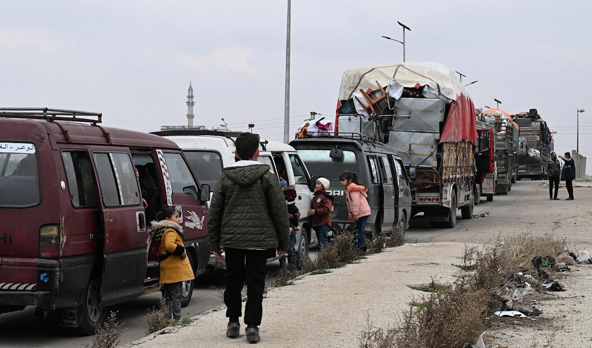 عودة السوريين إلى ديارهم (أ ف ب)