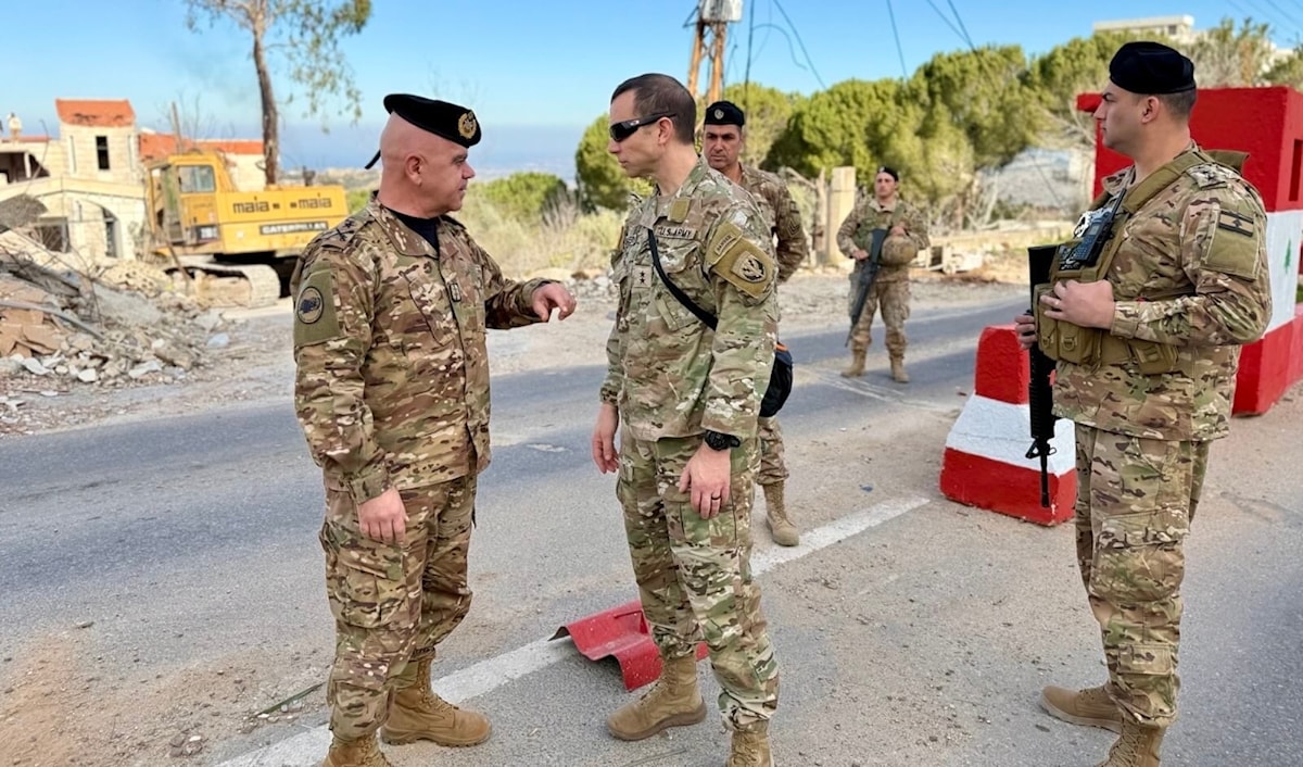 أعرب جيفرز عن ثقته بأن «القوات المسلحة اللبنانية ستسيطر على جميع المراكز السكانية  جنوبي الليطاني» (من الويب)