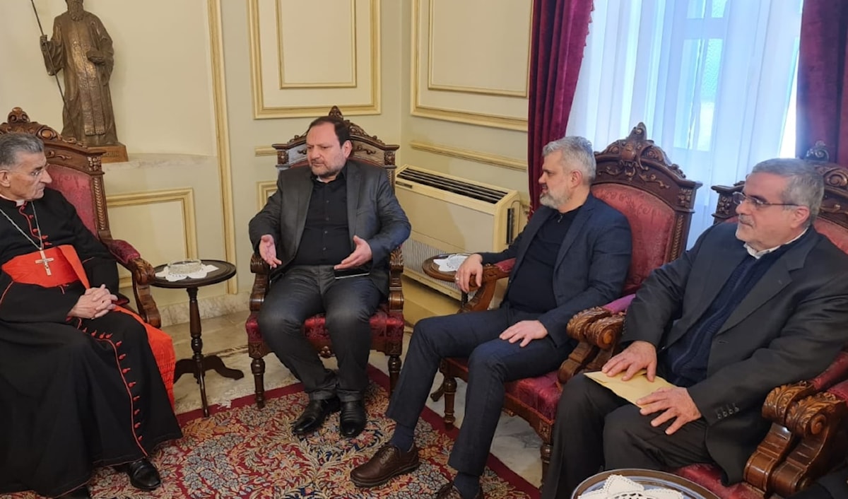 الراعي يستقبل وفداً من حزب الله