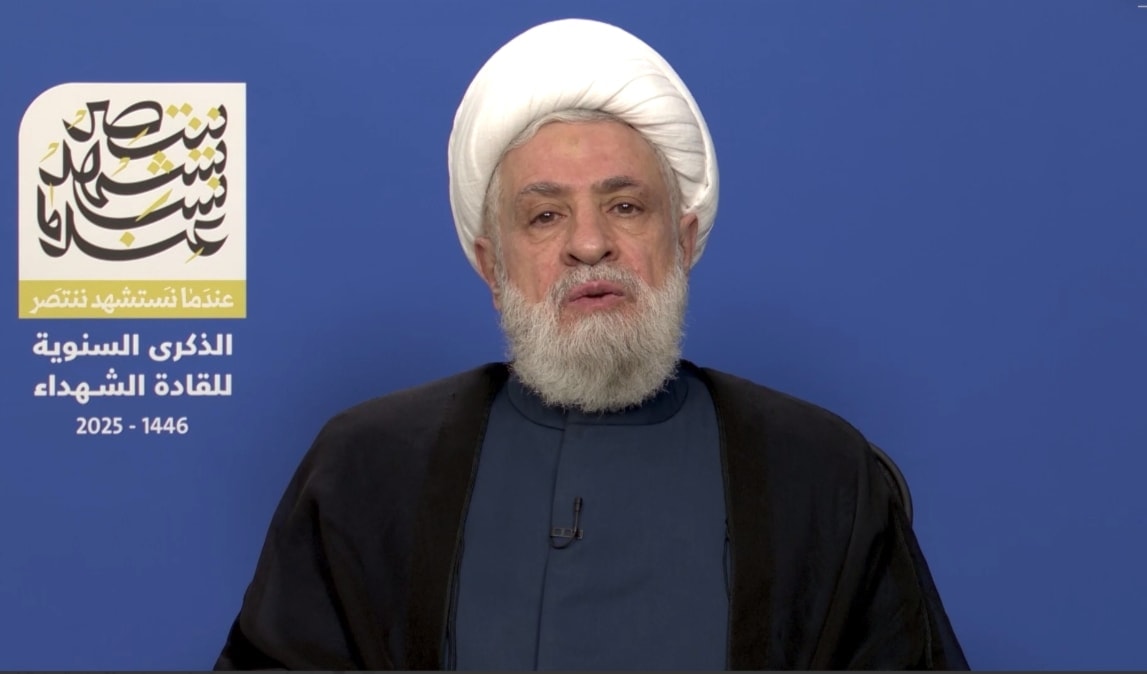 شدد قاسم على وجوب انسحاب إسرائيل «بشكل كامل» في 18 شباط (من الويب)