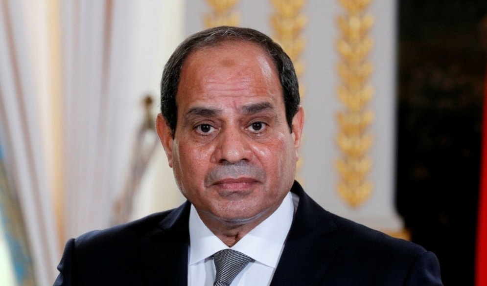 استقبل السيسي رئيس «الكونغرس اليهودي العالمي» المناصر لإسرائيل (أ ف ب)