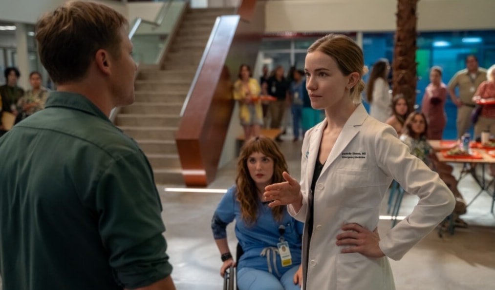 تؤدي فيتزجيرالد دور الطبيبة «داني سيمز»