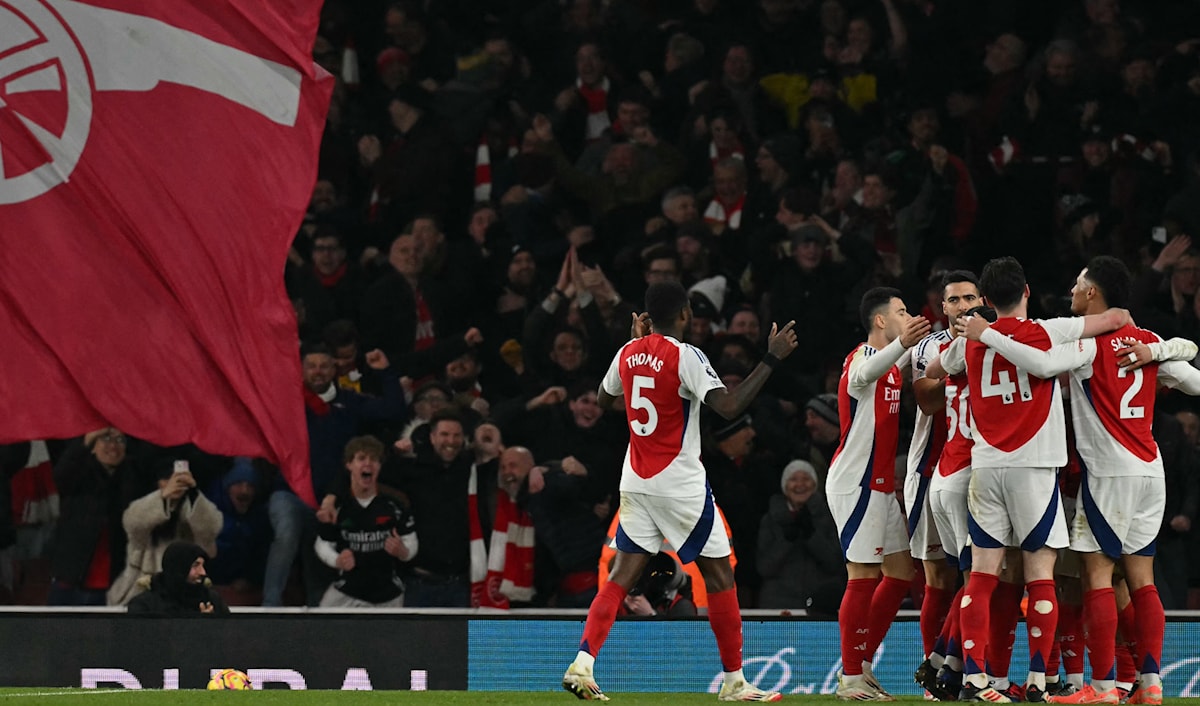 يواصل آرسنال مطاردة ليفربول