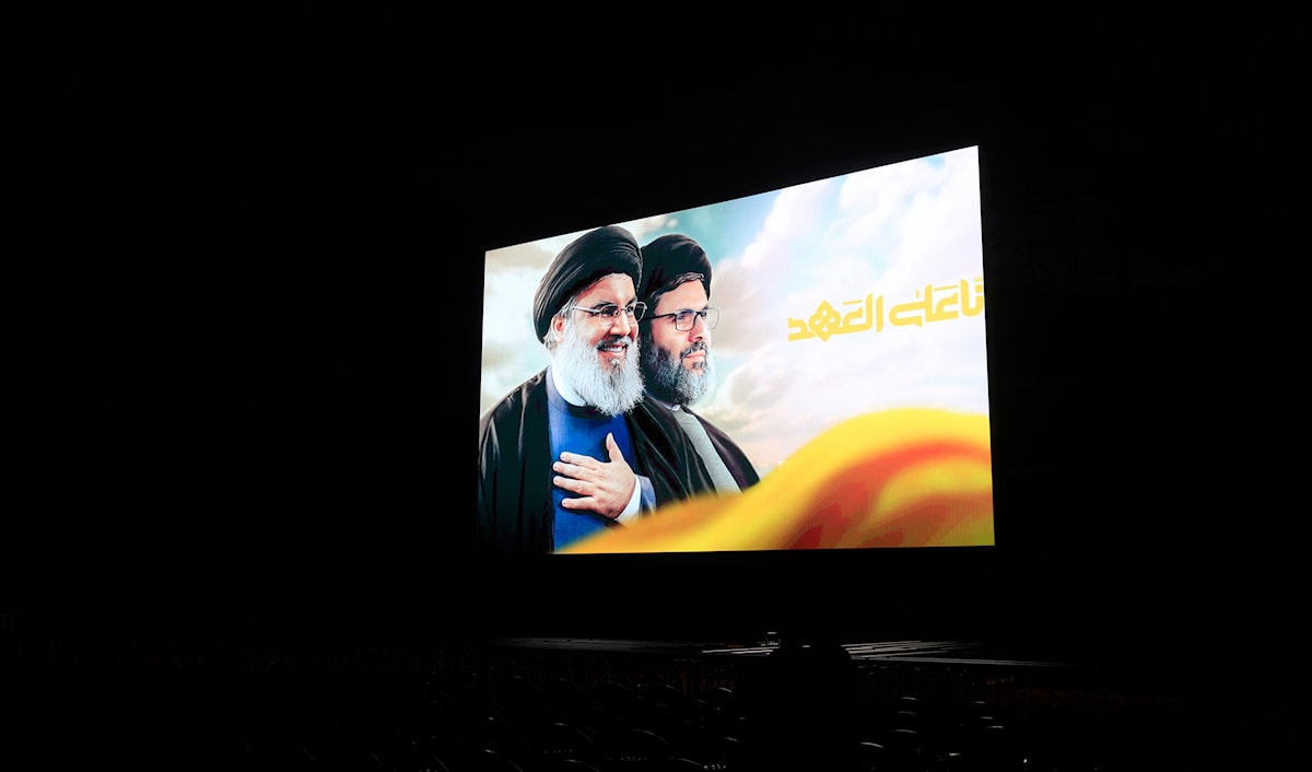 السيّد حسن نصر الله والسيّد هاشم صفي الدين (مروان بو حيدر)