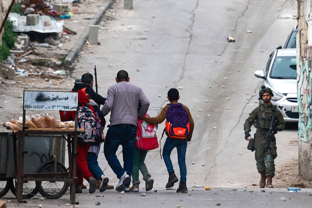 هُجِّر أكثر من 40,000 لاجئ فلسطيني من مخيمات جنين وطولكرم ونور شمس والفارعة (أ ف ب)
