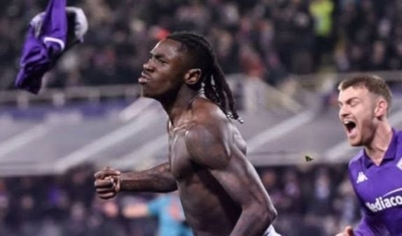 تجاوز لاعب فريق فيورنتينا المهاجم الدولي الإيطالي مويس كين مرحلة الخطر بعد الإصابة التي ألمّت به في لقاء فريقه مع فيرونا