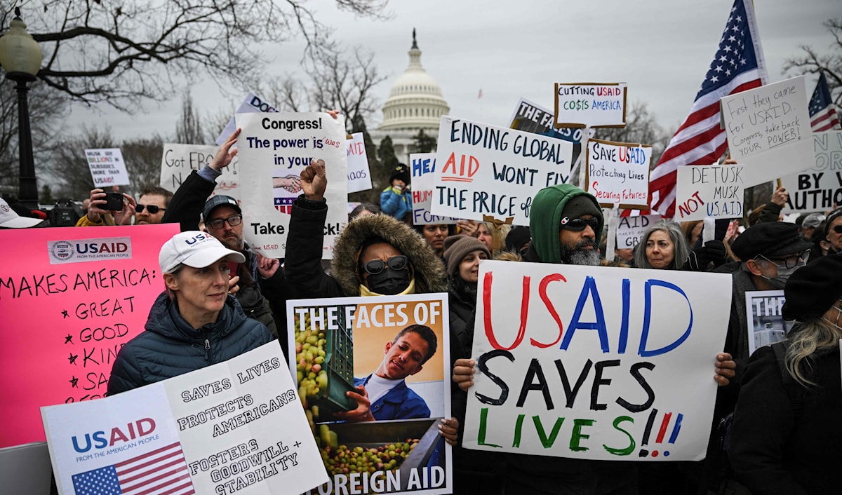 بدأت الوكالة تنفيذ تخفيض القوى العاملة الذي سيؤثر في نحو 1600 موظف (أ ف ب)