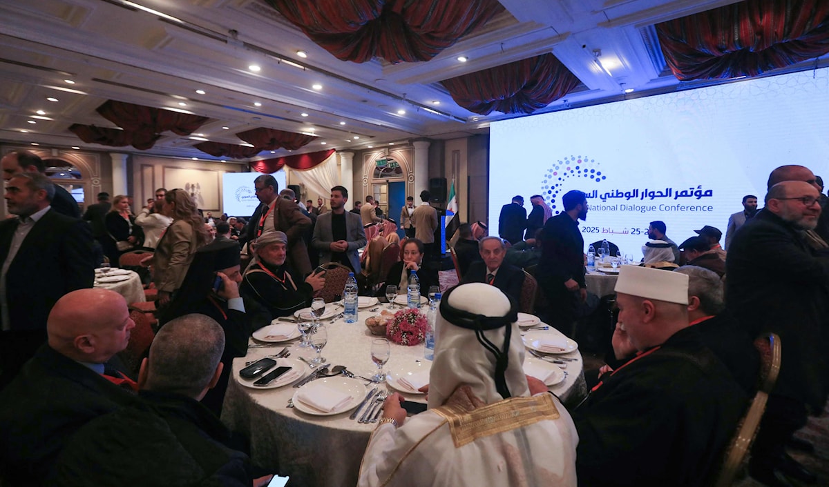 أقصيت من مؤتمر الحوار شرائح عديدة من المجتمع السوري، بينها أحزاب فاعلة وقوى موجودة على الأرض (أ ف ب)
