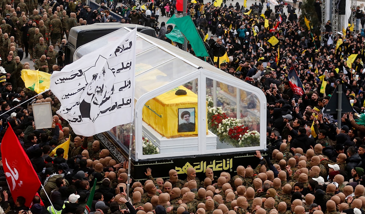 تشييع السيد حسن نصرالله والسيد هاشم صفي الدين (مروان بو حيدر)