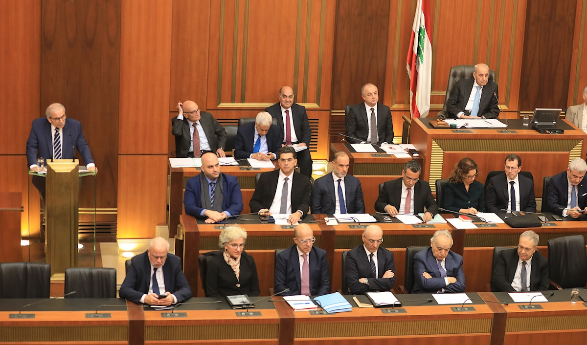 ثمّن عون موقف النواب الذين منحوا الحكومة ثقتهم (هيثم الموسوي)