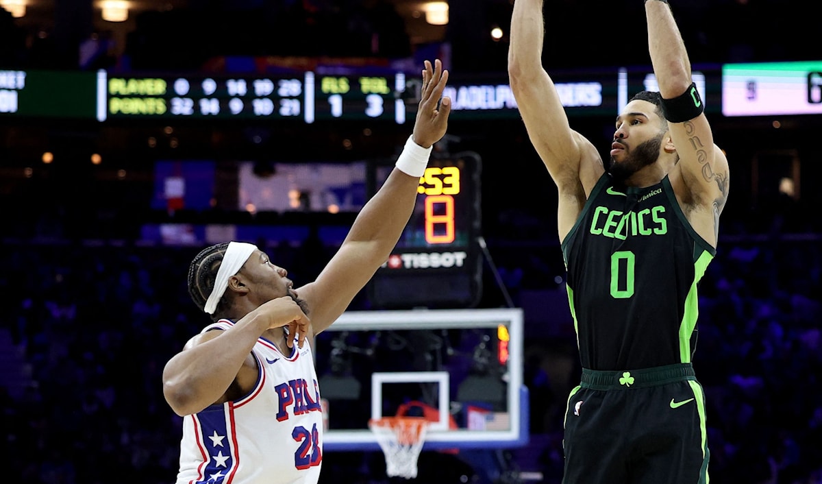 لعب تايتوم دور المنقذ في الربع الأخير بتسجيله 25 نقطة وأنهى المباراة مع 11 تمريرة حاسمة و7 متابعات أيضاً.