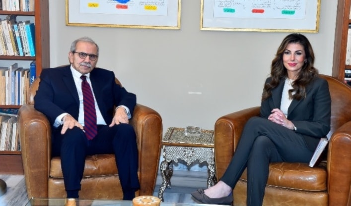 الرئيس المكلّف نواف سلام يلتقي نائبة المبعوث الأميركي إلى الشرق الأوسط مورغان أورتاغوس