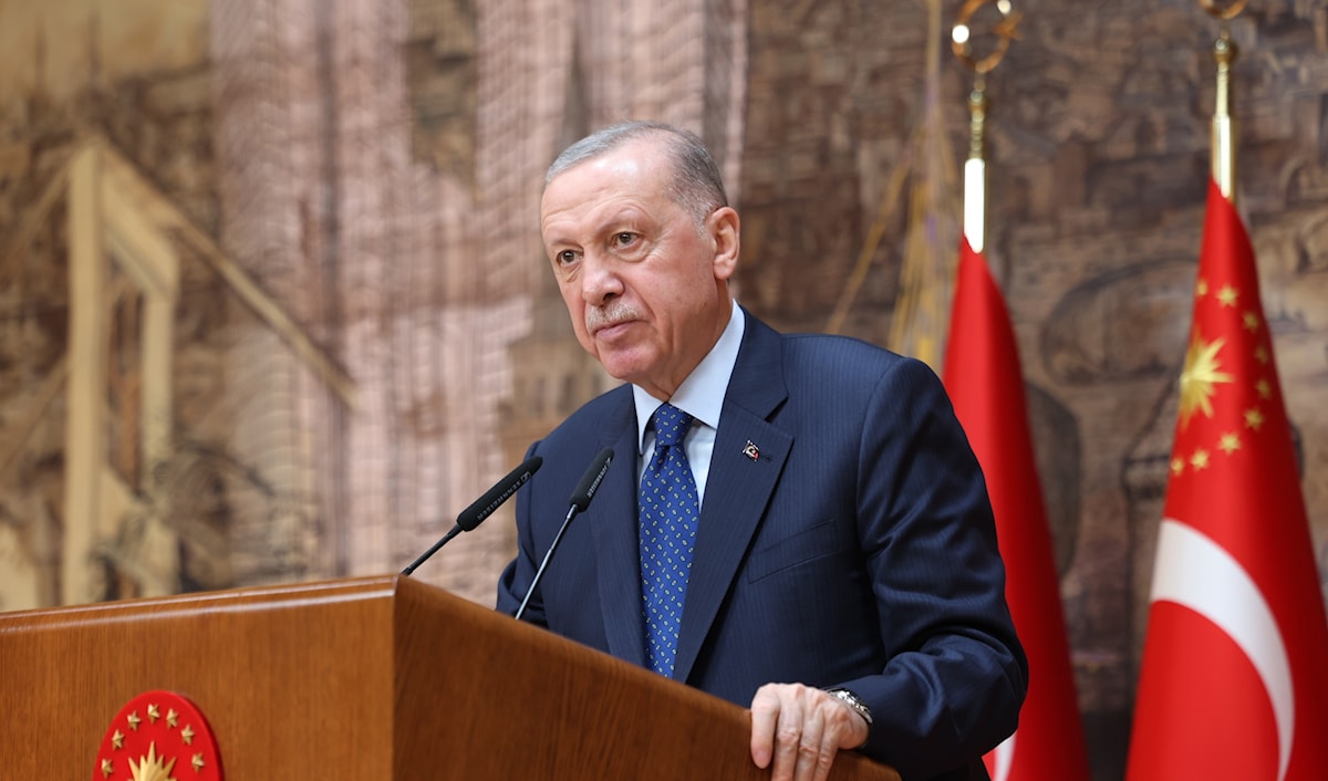 موقف إردوغان جاء بعد ساعات من إعلان «الكردستاني» وقفه إطلاق النار (الرئاسة التركية)