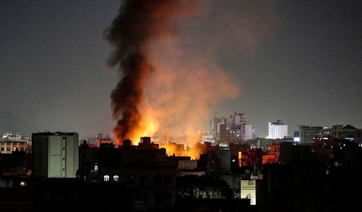 أفادت مصادر محلية، مساء أمس، بتعرّض صنعاء ومحيط مدينة صعدة لعدوان جوي أميركي (أ ف ب)