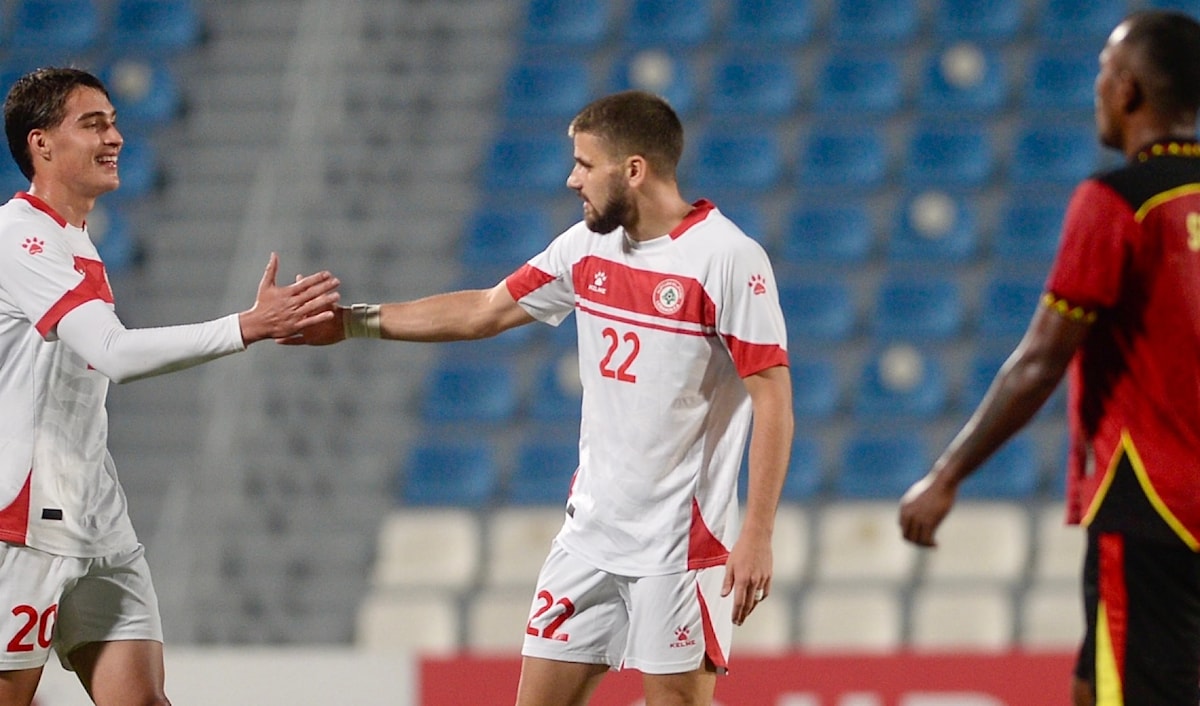 سجل منتخب لبنان اهدافه في الشوط الثاني