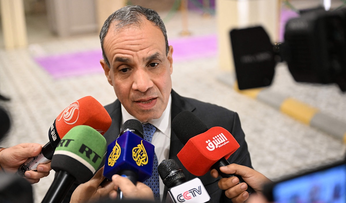 شدد عبد العاطي على «موقف مصر الداعم للدولة اللبنانية» (أ ف ب)
