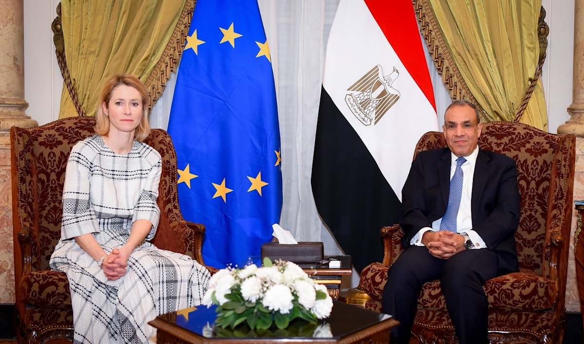 عبد العاطي مستقبلاً الممثلة العليا للشؤون الخارجية والسياسة الأمنية لـ«الاتحاد الأوروبي» كايا كالاس (الخارجية المصرية)
