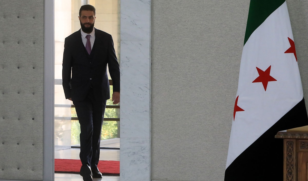 الرئيس السوري أحمد الشرع (أ ف ب)
