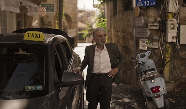 في مشهد من مسلسل «بالدم»