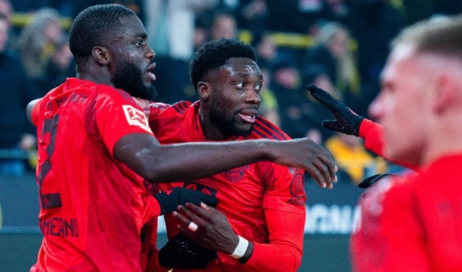 خسر بايرن ميونخ جهود لاعبَيه ألفونسو ديفيس ودايو أوباميكانو لفترة متفاوتة.
