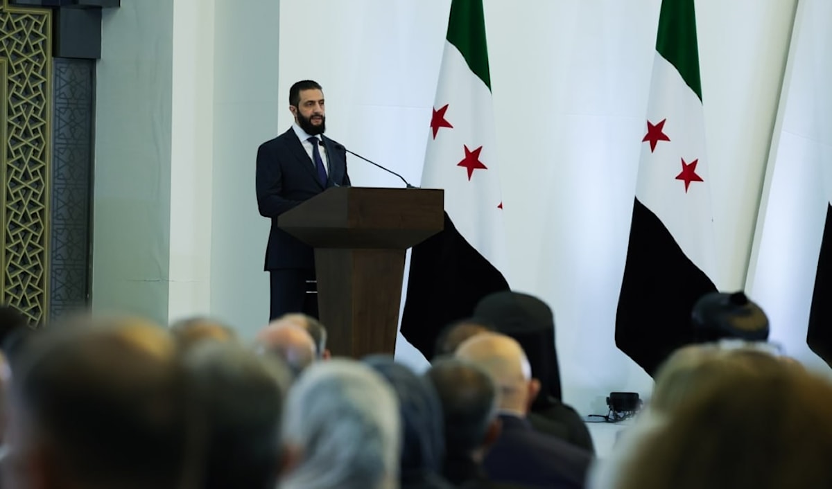 أبقى الشرع على وزيري الخارجية أسعد الشيباني والدفاع مرهف أبو قصرة (سانا)