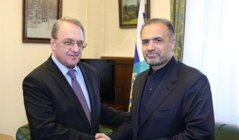أشار جلالي وبوغدانوف إلى أهمية «الدبلوماسية» كأداة للتعاون الثنائي (وكالة تسنيم)