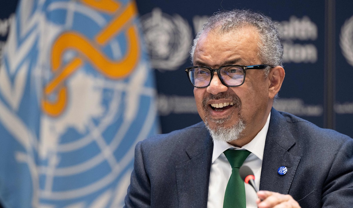 تيدروس أدهانوم غيبريسوس: هذا الاتفاق يشكل محطة مهمة في رحلتنا المشتركة نحو عالم أكثر أماناً (أ ف ب)