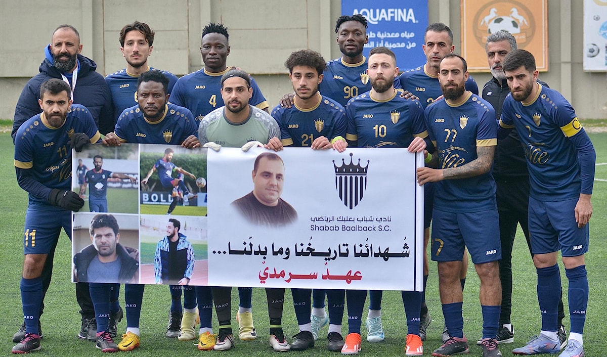 يستضيف فريق تجمّع شباب بعلبك فريق الشباب الغازية على ملعب بعلبك في أول مباراة في دوري الدرجة الأولى في تاريخه (أ ف ب)